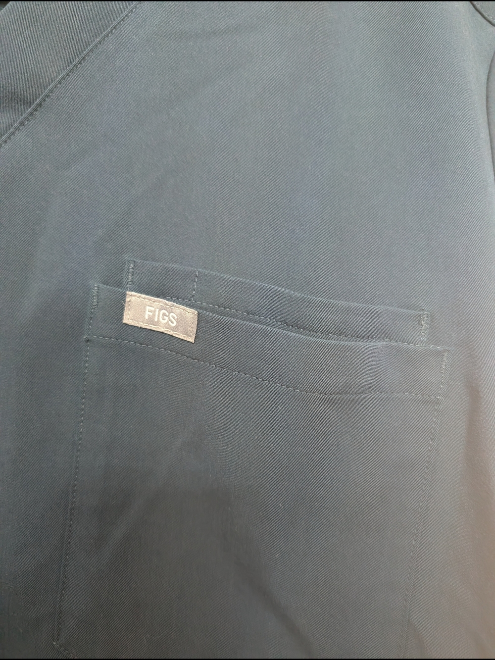 FIGS Navy Scrub Set - Top & Pants - Picture 4 of 7